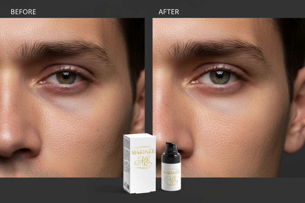 3-in-1 Eye Cream for Men – Before & After