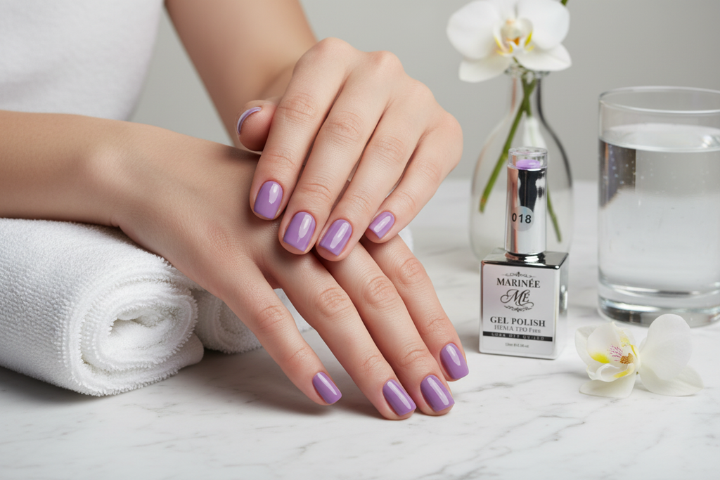 Gel Lak #018 Lavender – Lifestyle