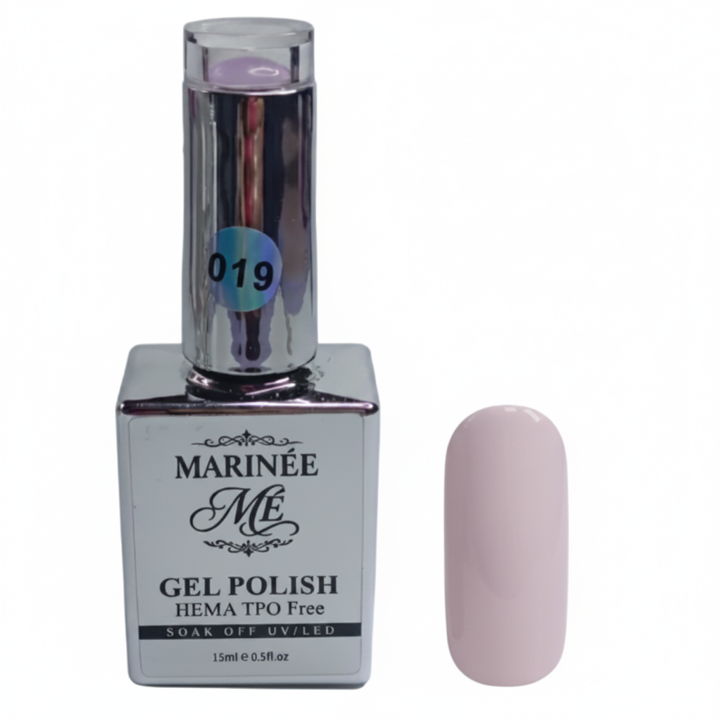 Gel Polish 019 - baby pink lavender tipsa