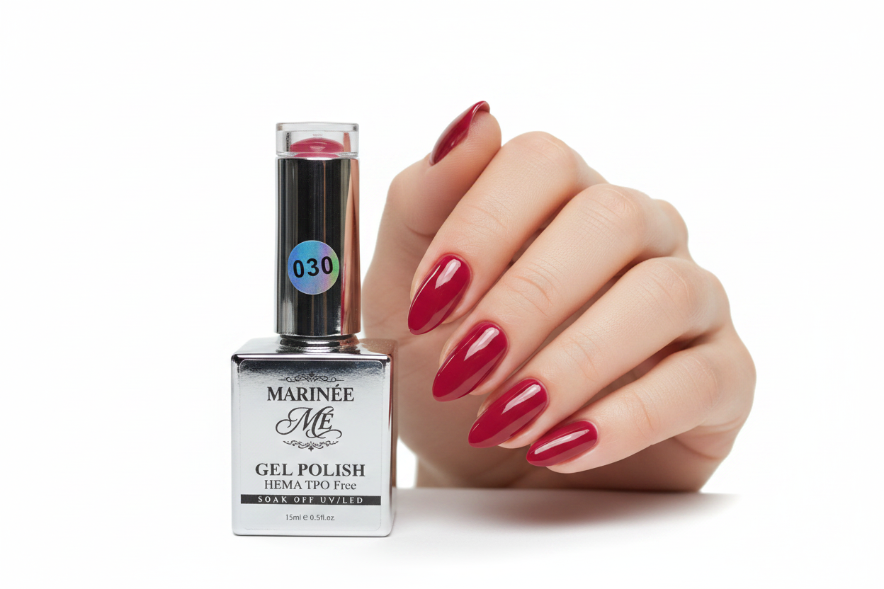 Gel Polish 030 - tamno crvena ruka