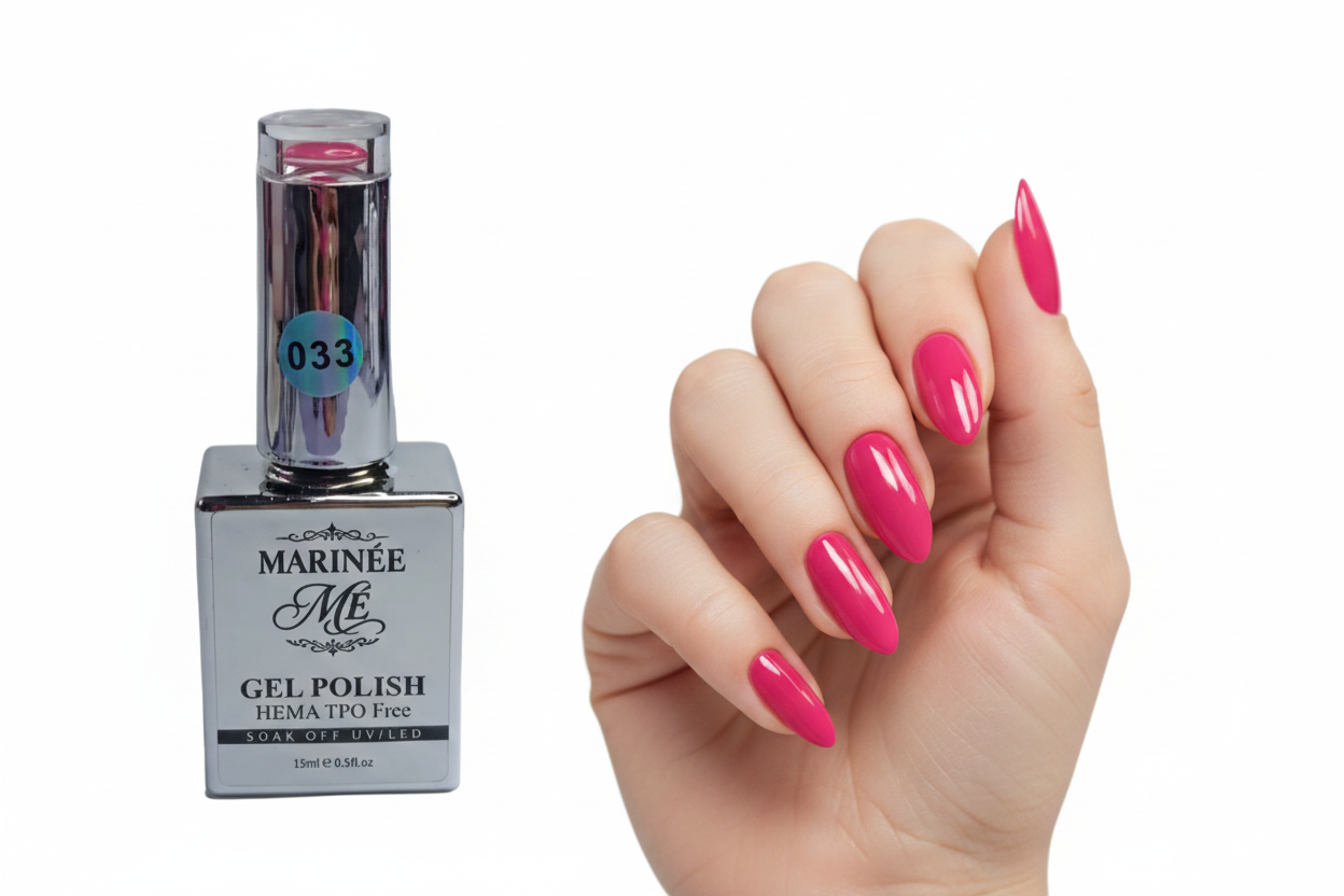 Gel Polish 033 - fuchsia ruka