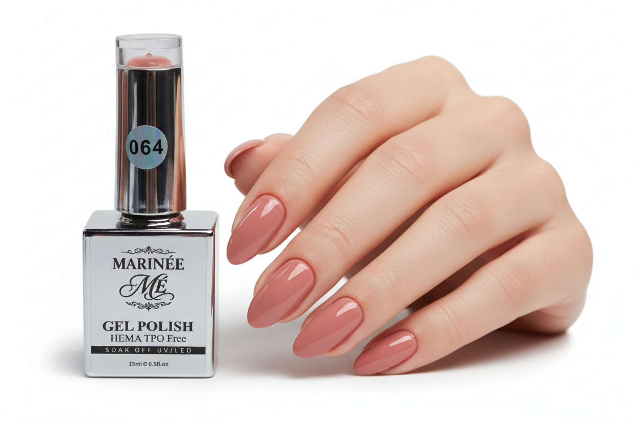 Gel Polish 064 - rose nude ruka