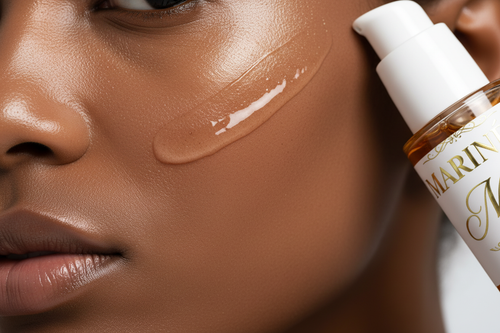 Ginkgo Gel Booster – Close-up tamna koža