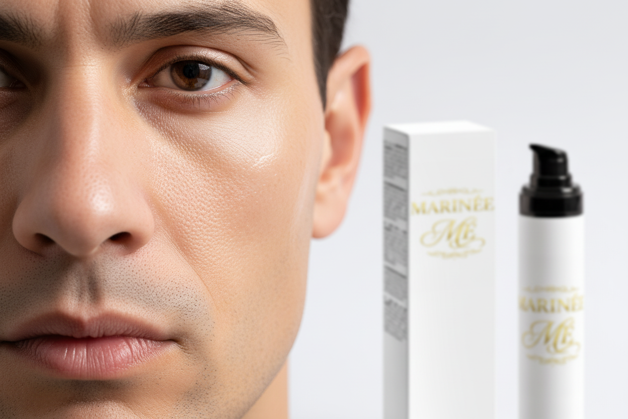 Hyaluronic Acid Face Cream for Men – Close-up