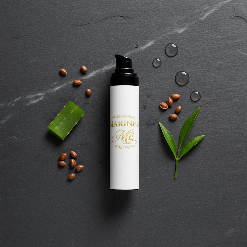 Hyaluronic Acid Face Cream for Men – Flat Lay