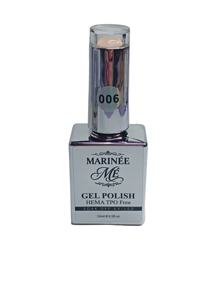 MARINÉE Gel Polish 006 Peach Sorbet | Trajni lak bez HEMA i TPO 15 ml UV/LED