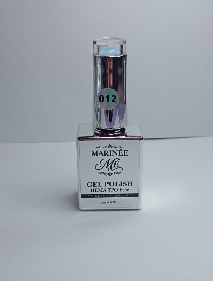 MARINÉE Gel Polish 012 Baby Blue | Trajni lak bez HEMA i TPO 15 ml UV/LED