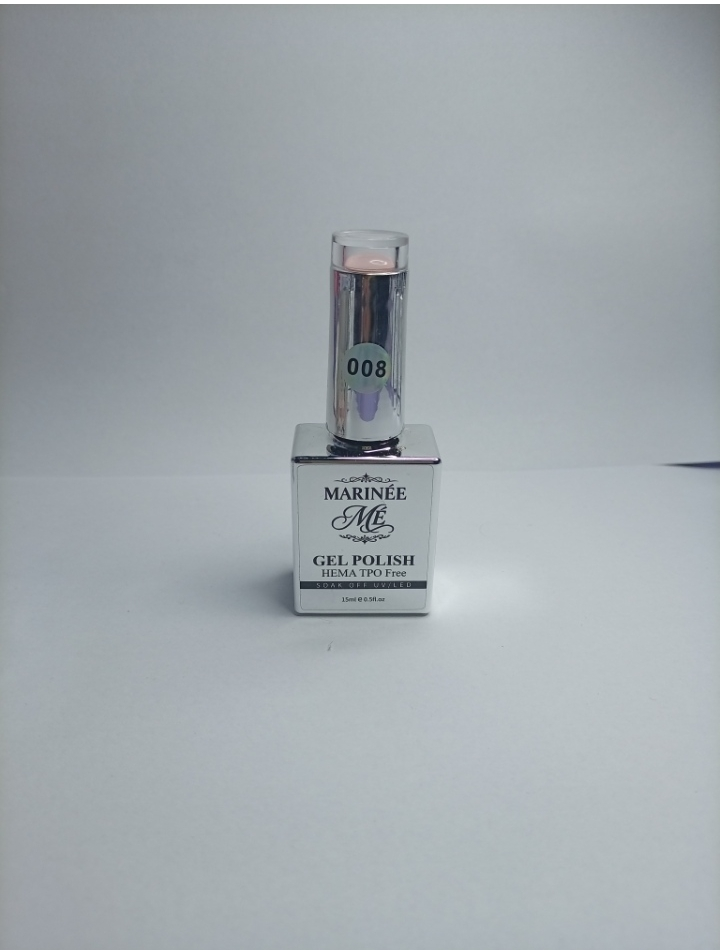 MARINÉE Gel Polish – 008 Sheer Nude Pink