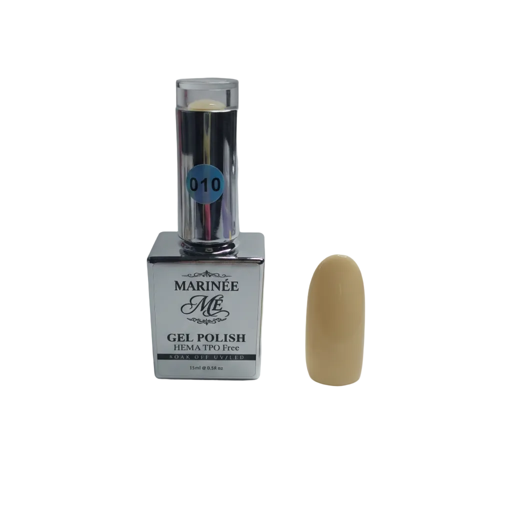 MARINÉE Gel Polish 010 Vanilla Cream bočica s tipsom