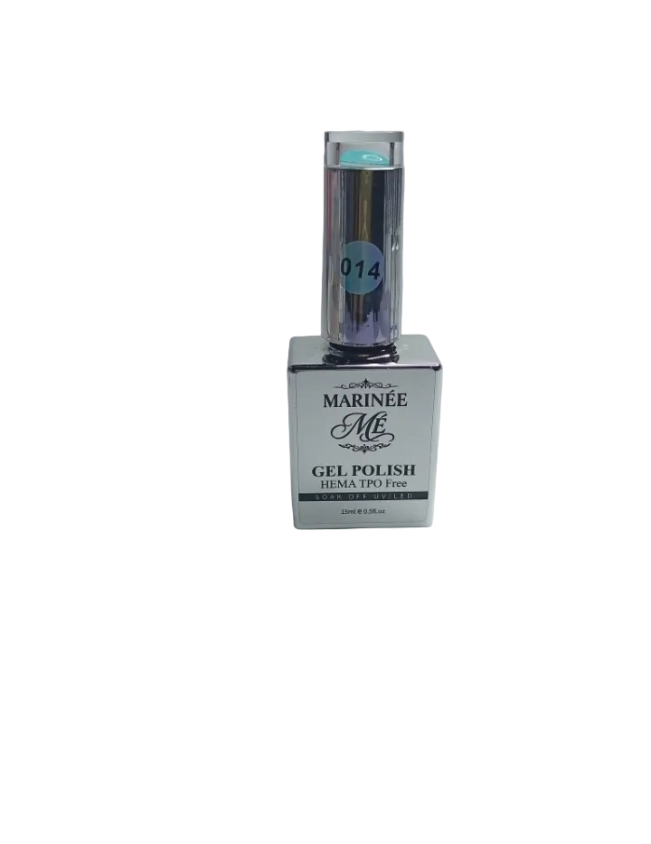 MARINÉE Gel Polish 014 Mint Blue | Trajni lak bez HEMA i TPO 15 ml UV/LED