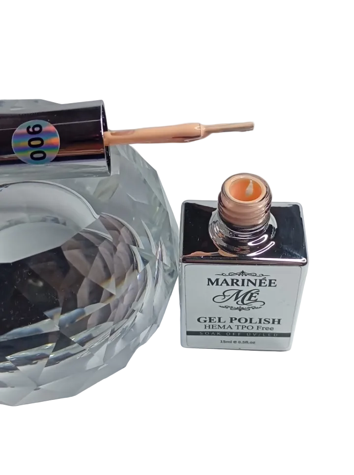 MARINÉE Gel Polish 006 Peach Sorbet | Trajni lak bez HEMA i TPO 15 ml UV/LED