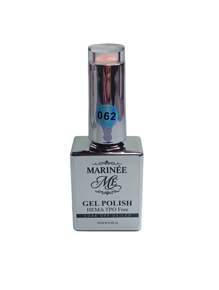 MARINÉE Gel Polish 062 Salmon Peach | Trajni lak bez HEMA i TPO 15 ml UV/LED