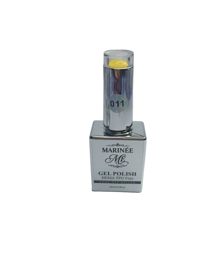 MARINÉE Gel Polish 011 Sunshine Yellow | Trajni lak bez HEMA i TPO 15 ml UV/LED