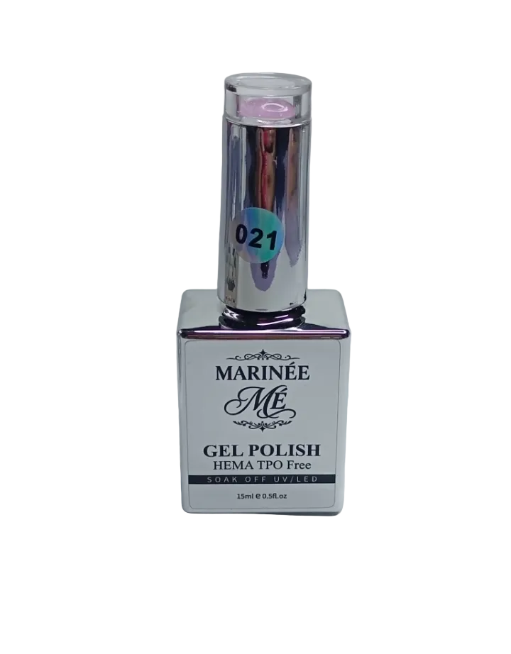 MARINÉE Gel Polish 021 Lilac Shimmer | Trajni lak bez HEMA i TPO 15 ml UV/LED