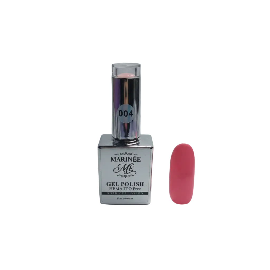 MARINÉE Gel Polish 004 Barbie Pink bočica s tipsom