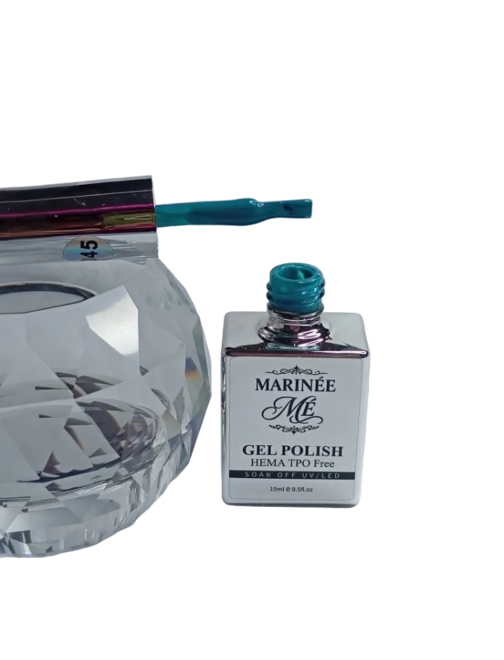 MARINÉE Gel Polish 045 Teal Lagoon | Trajni lak bez HEMA i TPO 15 ml UV/LED