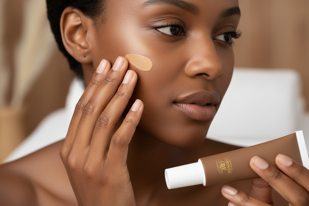 Foundation with Peptides 40 Deep Neutral - lifestyle