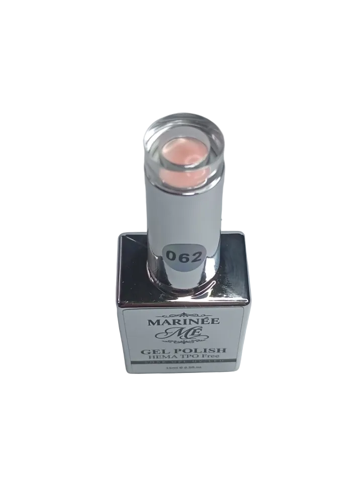 MARINÉE Gel Polish 062 Salmon Peach | Trajni lak bez HEMA i TPO 15 ml UV/LED