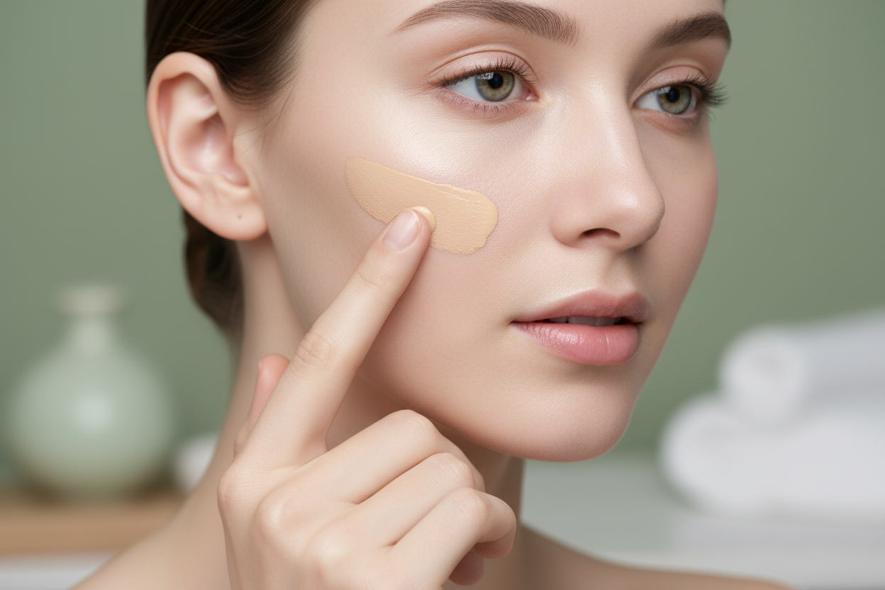 Foundation with Peptides 15 Light Cool - lifestyle