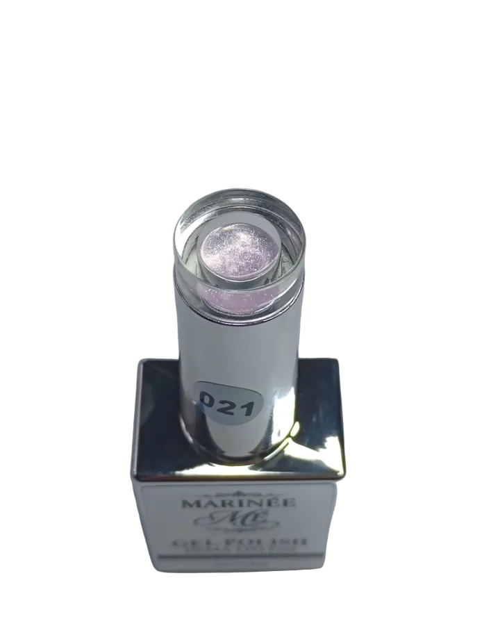 MARINÉE Gel Polish 021 Lilac Shimmer | Trajni lak bez HEMA i TPO 15 ml UV/LED
