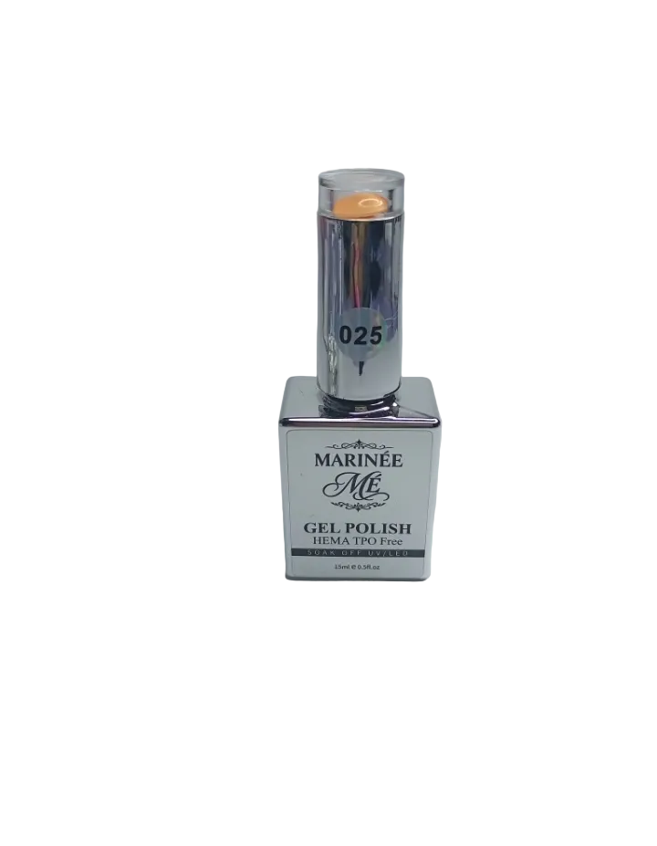 MARINÉE Gel Polish 025 Tangerine | Trajni lak bez HEMA i TPO 15 ml UV/LED