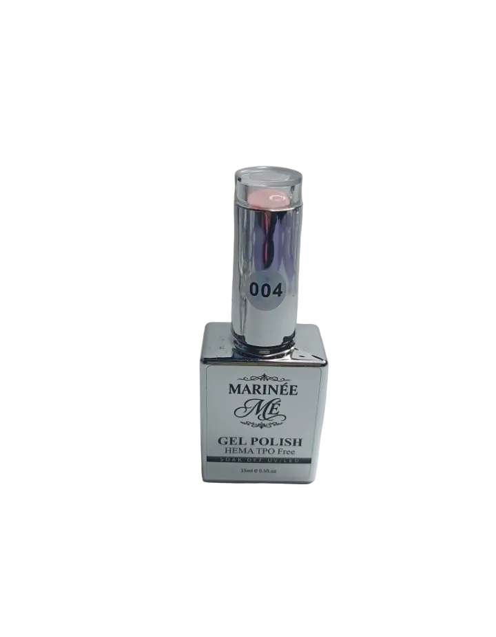 MARINÉE Gel Polish 004 Baby Pink | Trajni lak bez HEMA i TPO 15 ml UV/LED