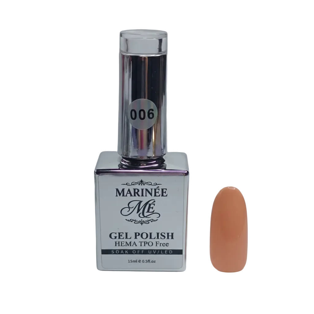 MARINÉE Gel Polish 006 Peach Sorbet bočica s tipsom