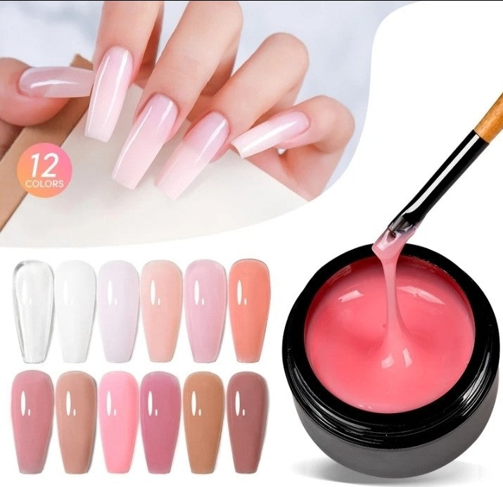 Builder Gel 50ml – Bright Pink Medium