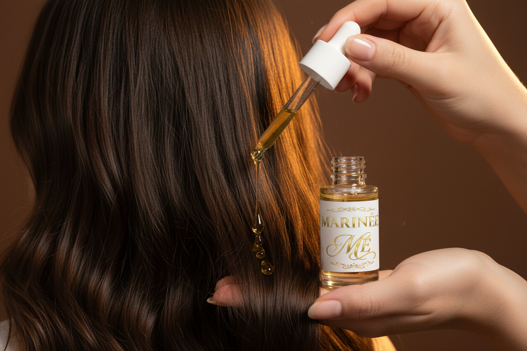 Rosemary Oil – Bliži kadar nanošenja